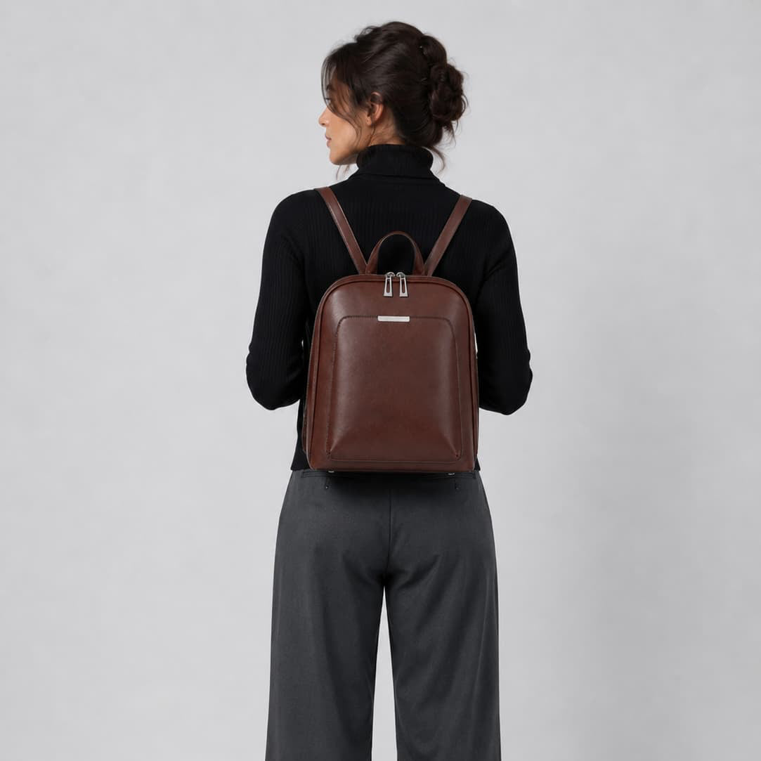 Women's Urban Leather Backpack Maison Dorsal