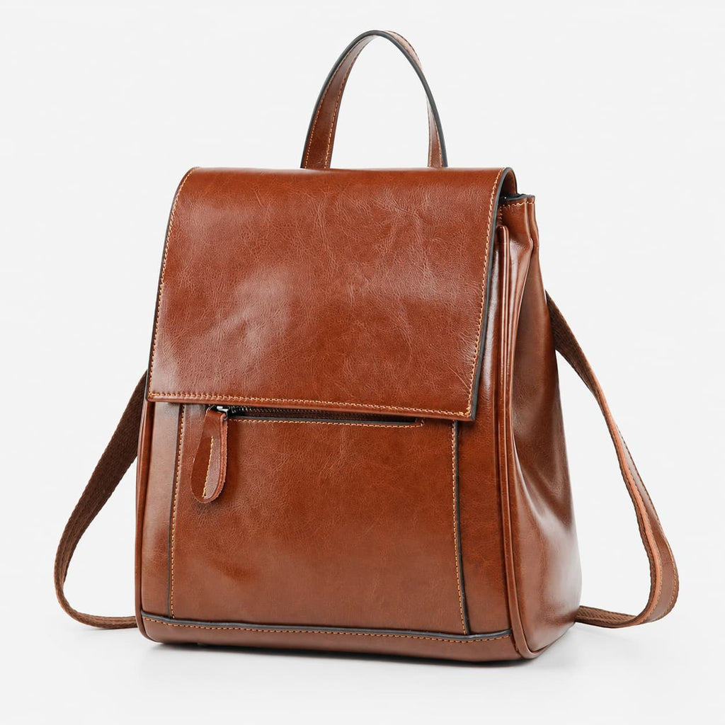 Full-Grain Leather Backpack Maison Dorsal