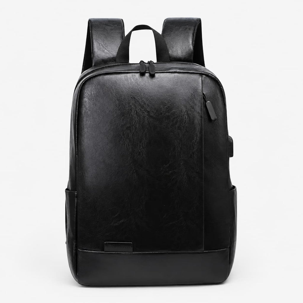 Men’s Leather Laptop Backpack ruksly