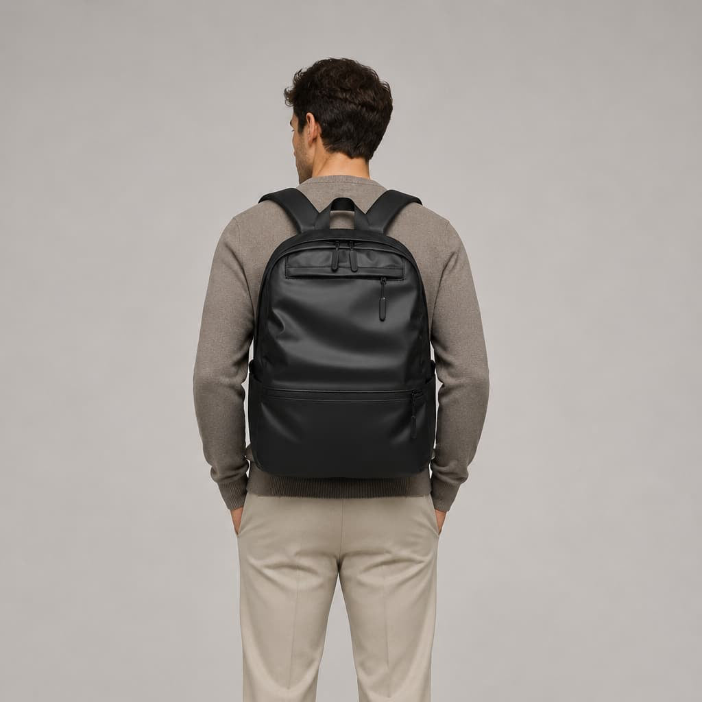 School Bags Black Matte ruksly