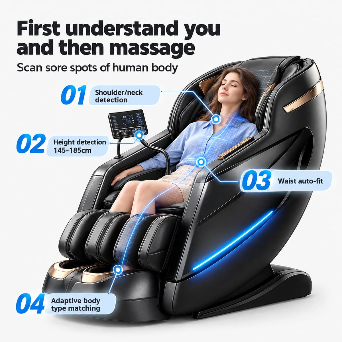 Massage Chair 6D Multifunctional Zero Gravity