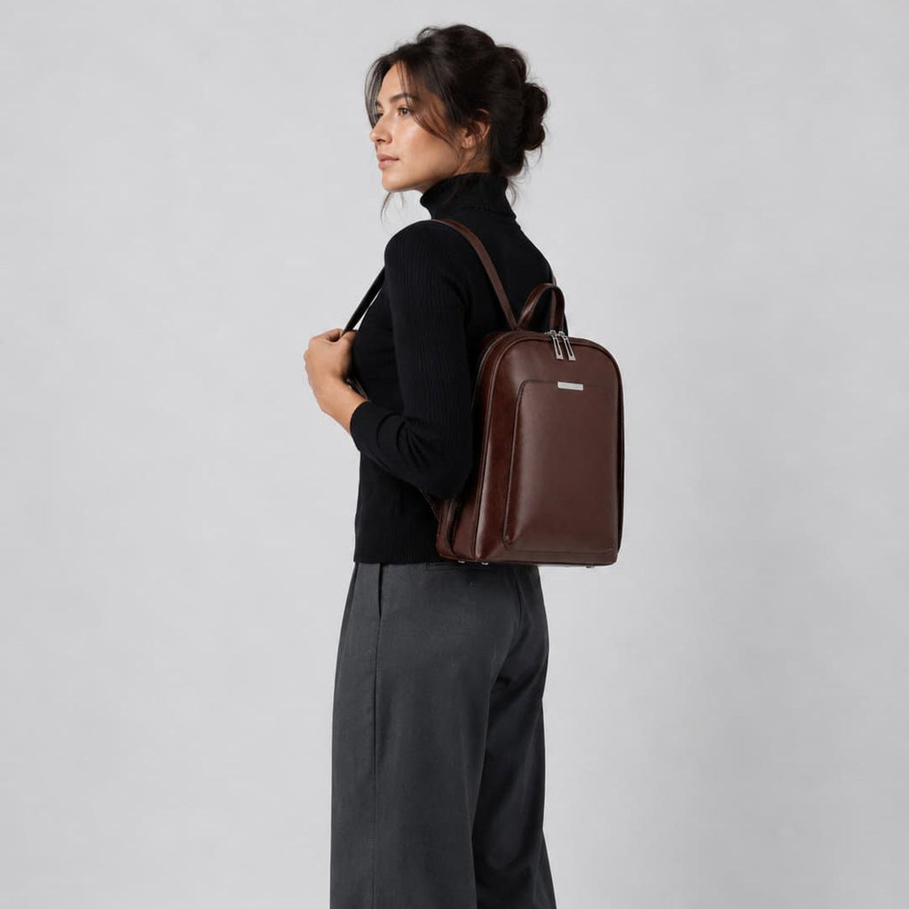 Women's Urban Leather Backpack Maison Dorsal
