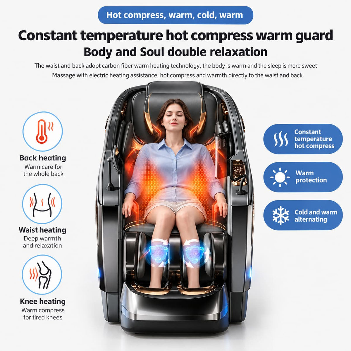 Massage Chair 6D Multifunctional Zero Gravity