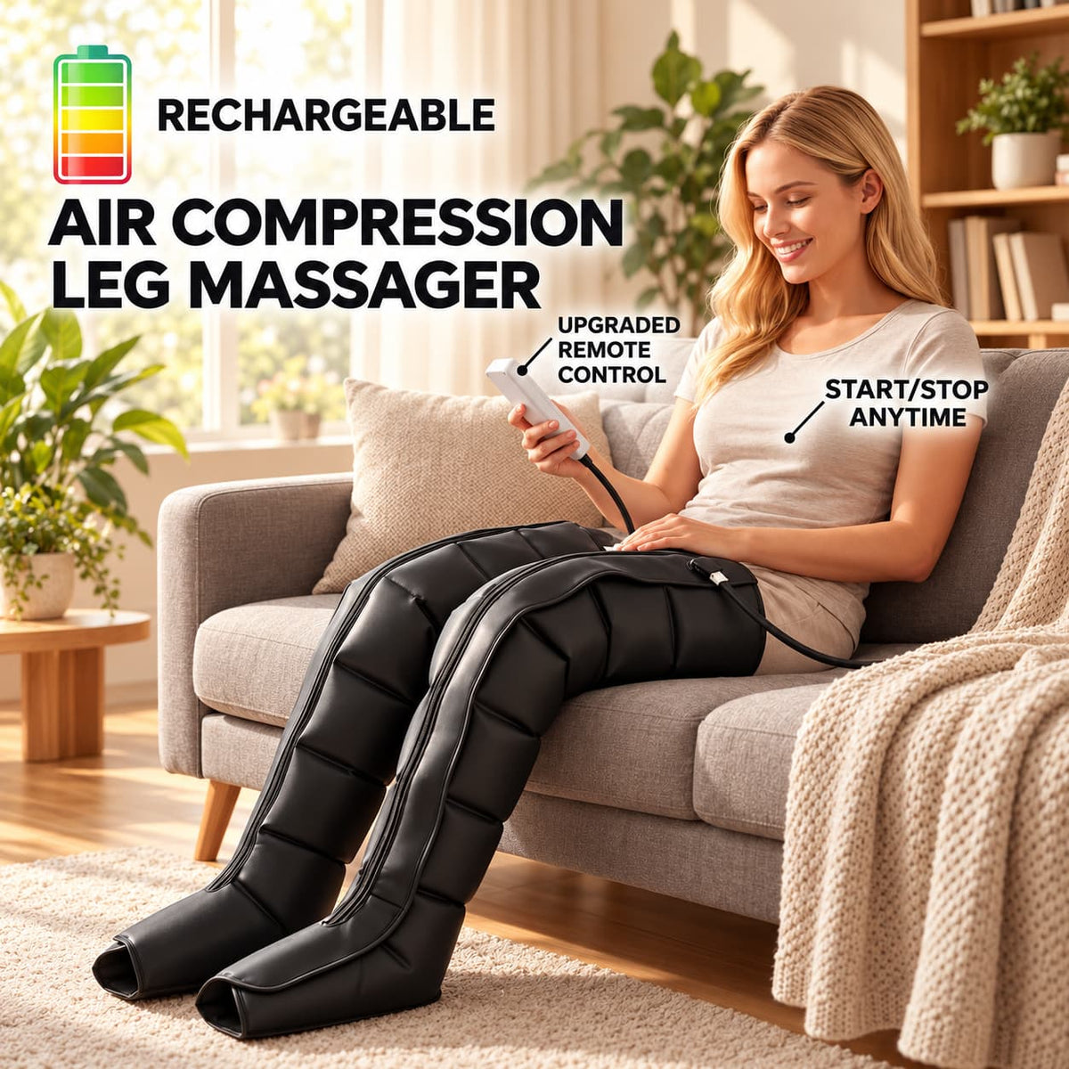 Leg Compression Boots Massager