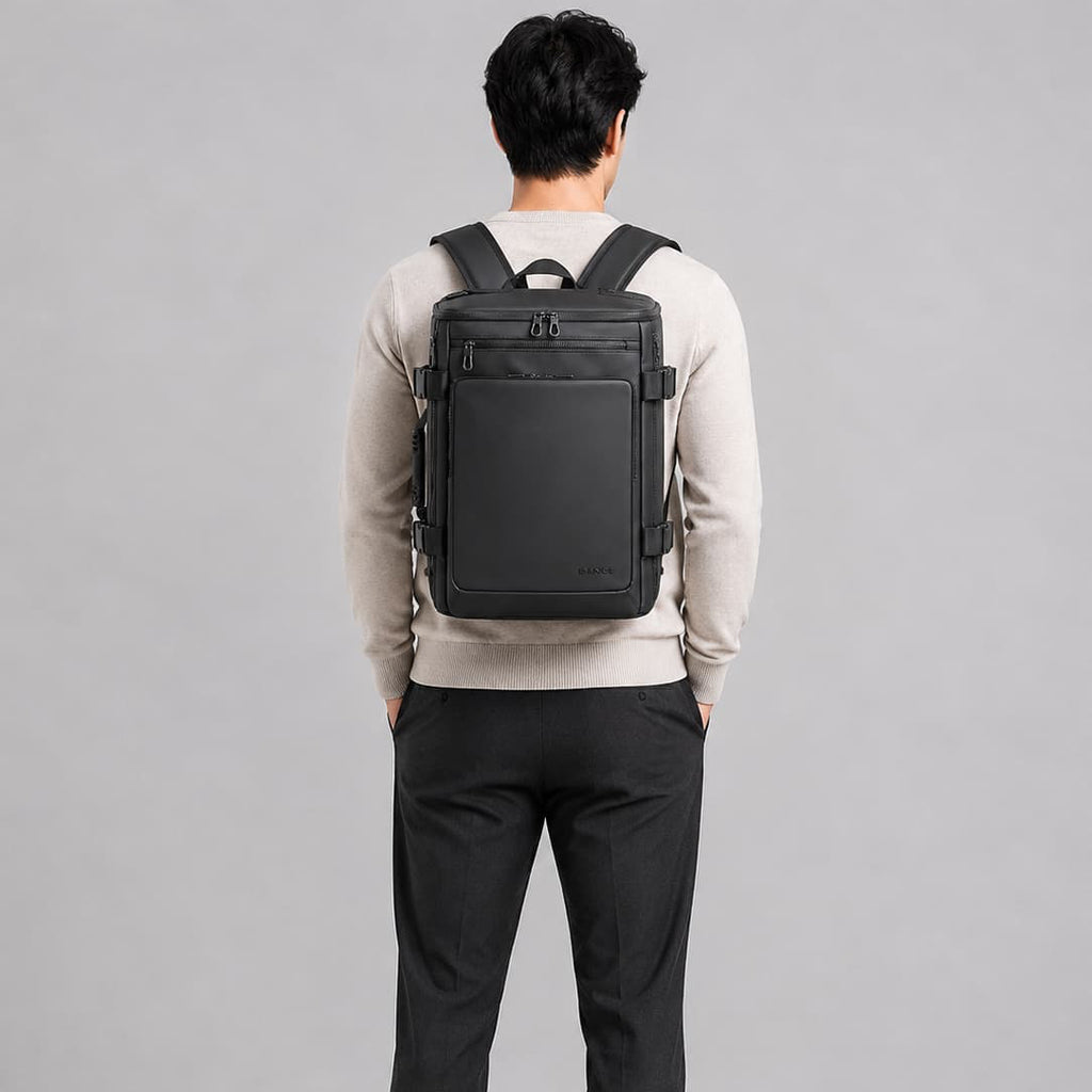 Backpacks Rectangular Black ruksly