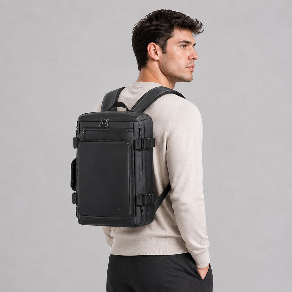 Backpacks Rectangular Black ruksly