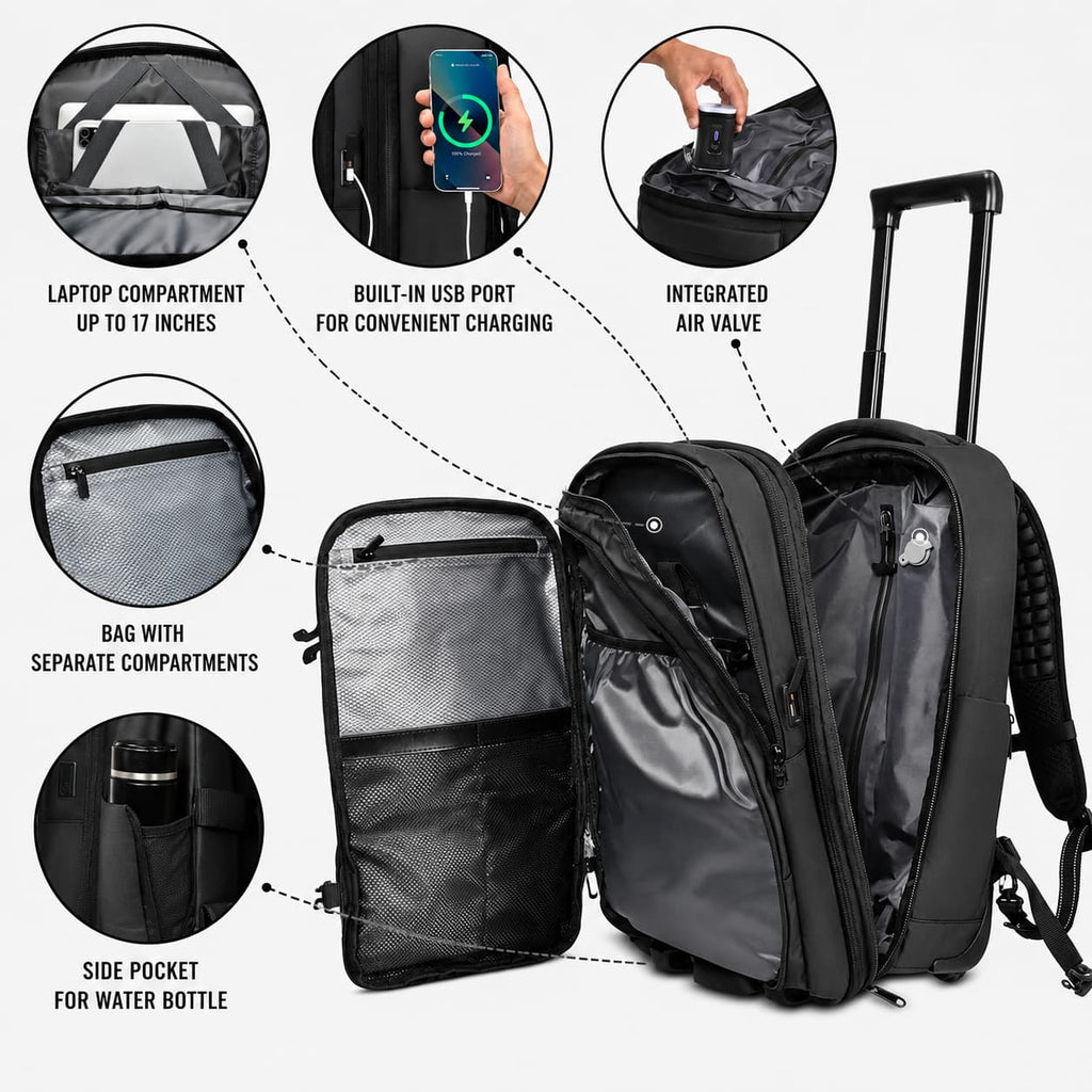 compression suitcase ruksly