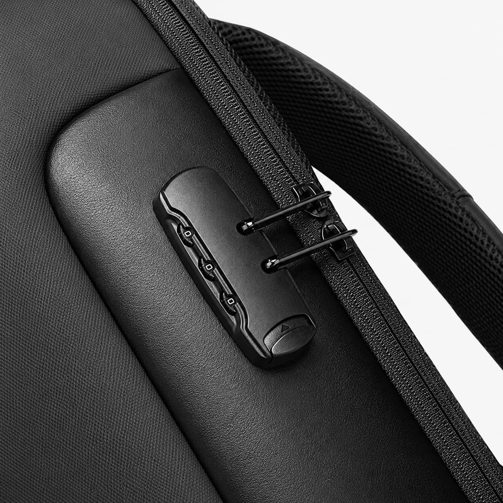 Black Anti-Theft Backpack – Secure & Stylish Maison Sacori
