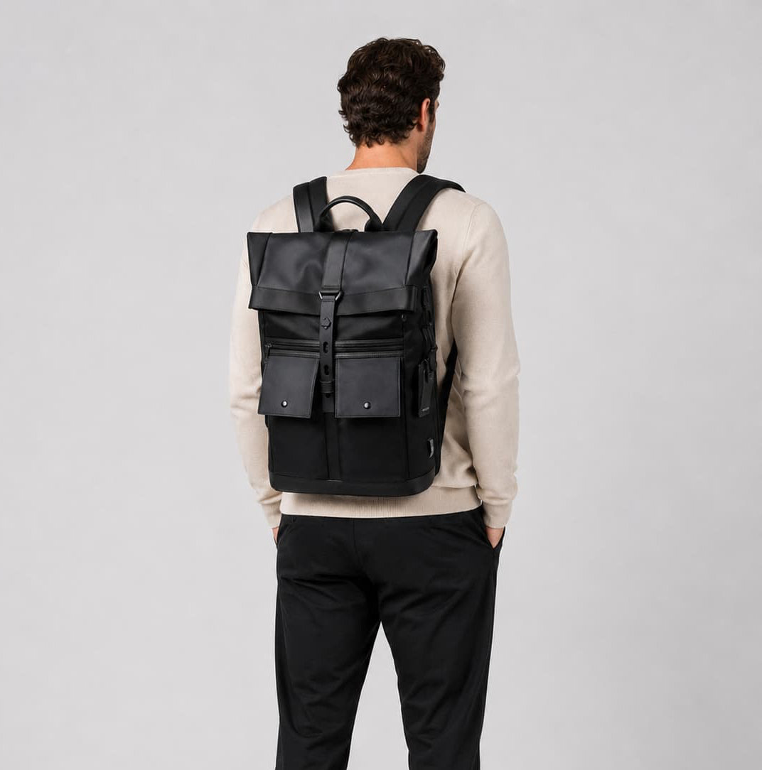 Sac à dos ordinateur imperméable homme ruksly
