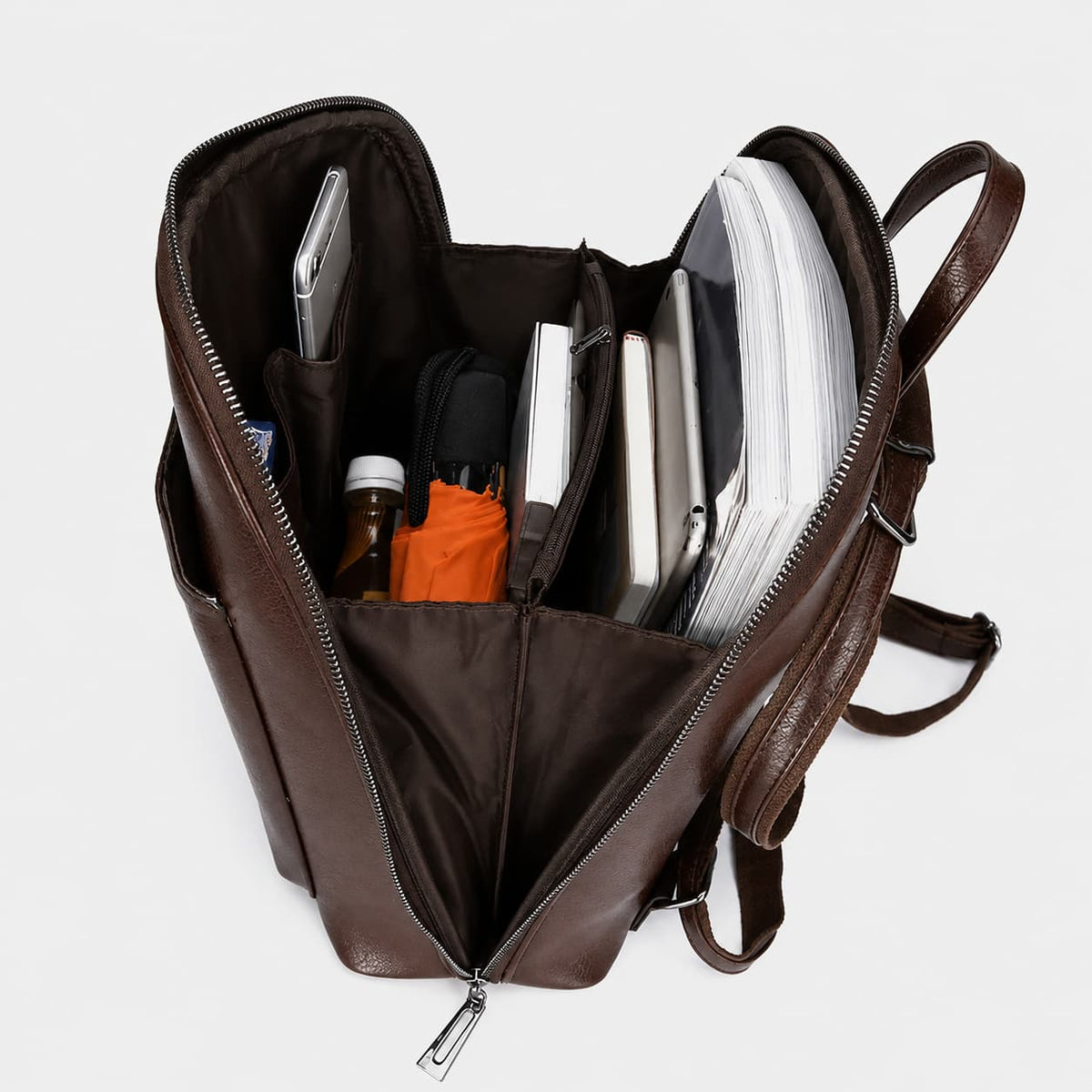 Women's Urban Leather Backpack Maison Dorsal