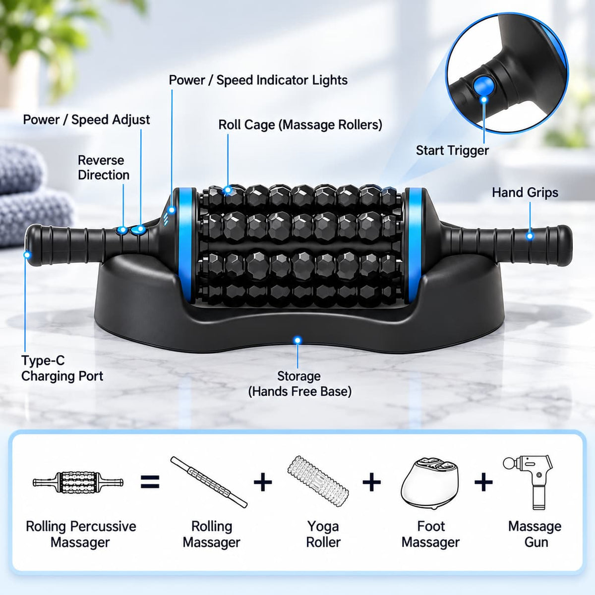 Vibrating Massage Roller