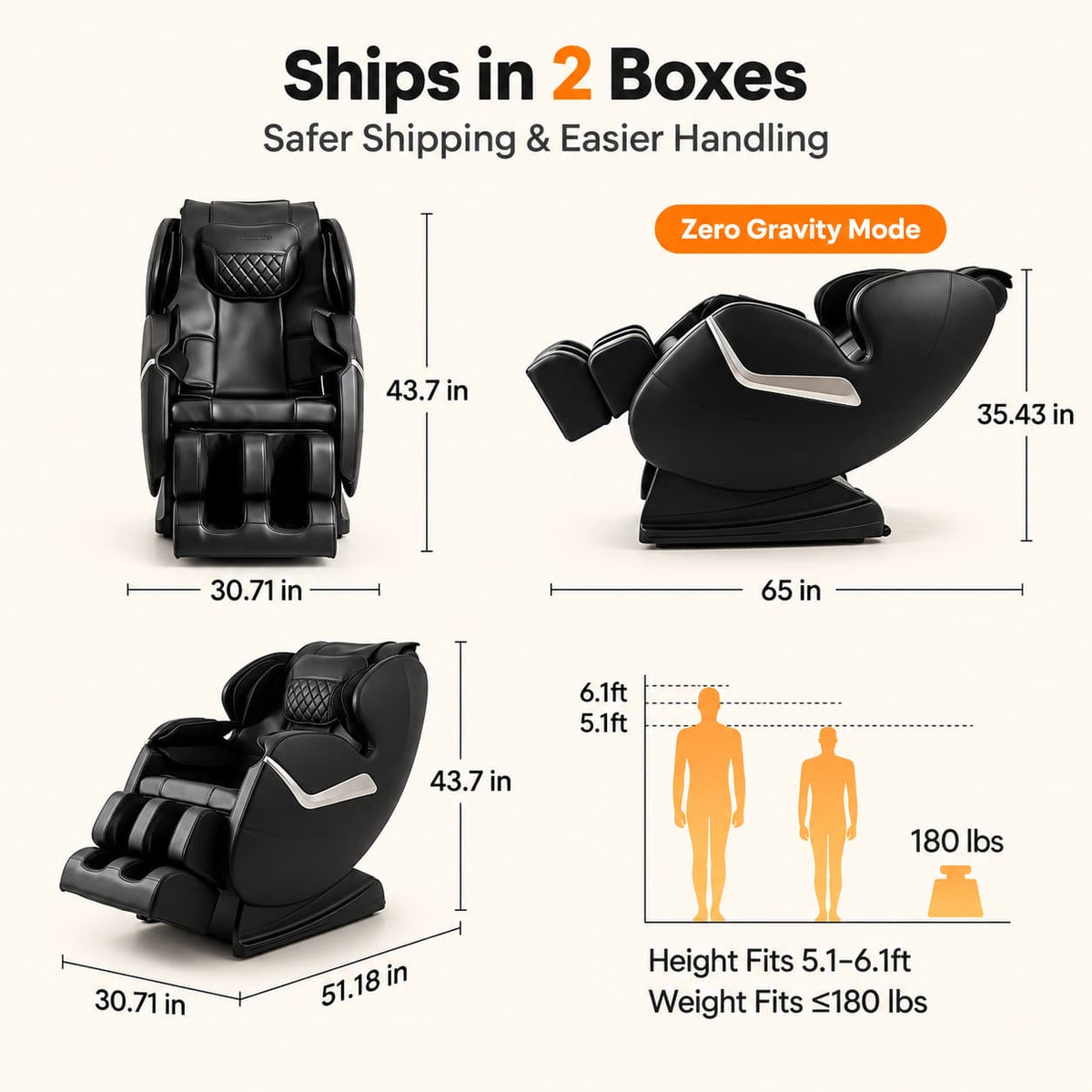 Massage Chair Full Body Zero Gravity