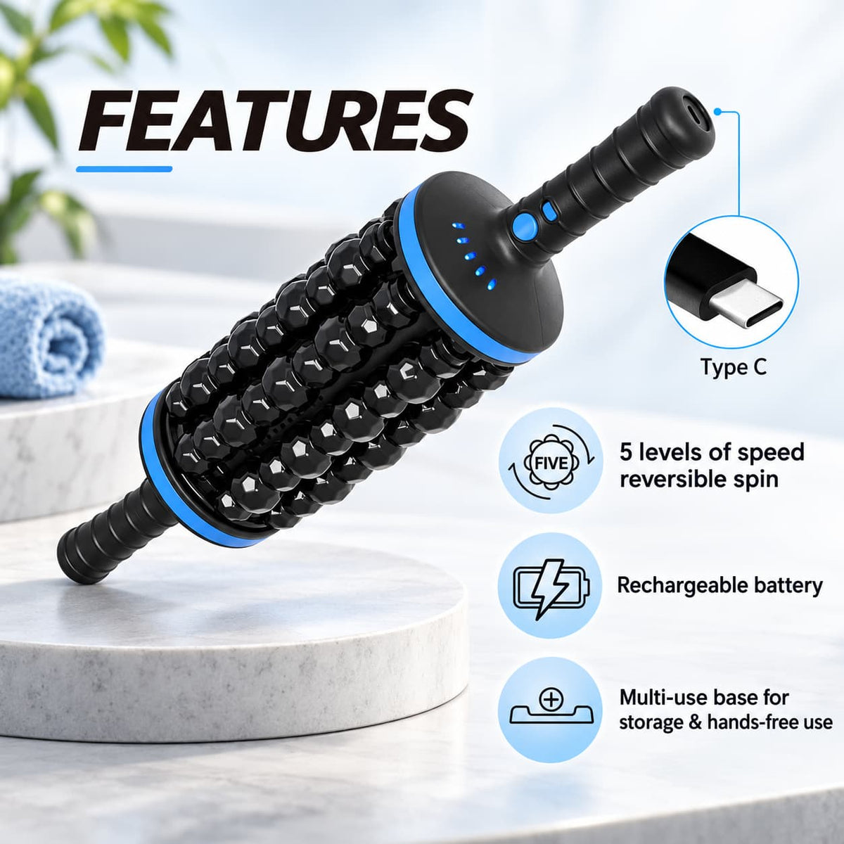 Vibrating Massage Roller