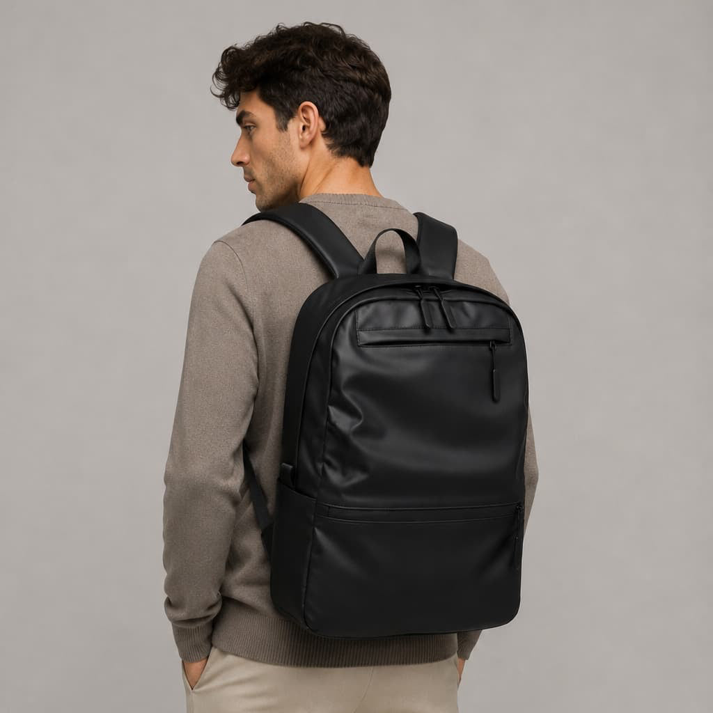 School Bags Black Matte ruksly