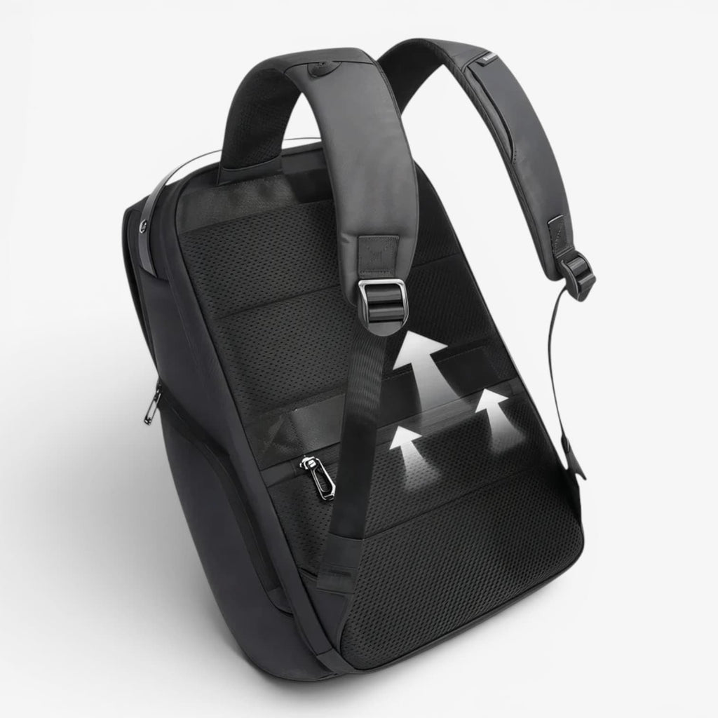 Travel Backpacks For Women Black Flap Top ruksly