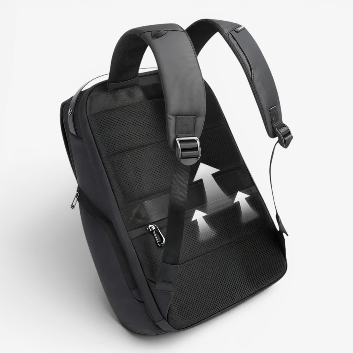 Travel Backpacks For Women Black Flap Top ruksly