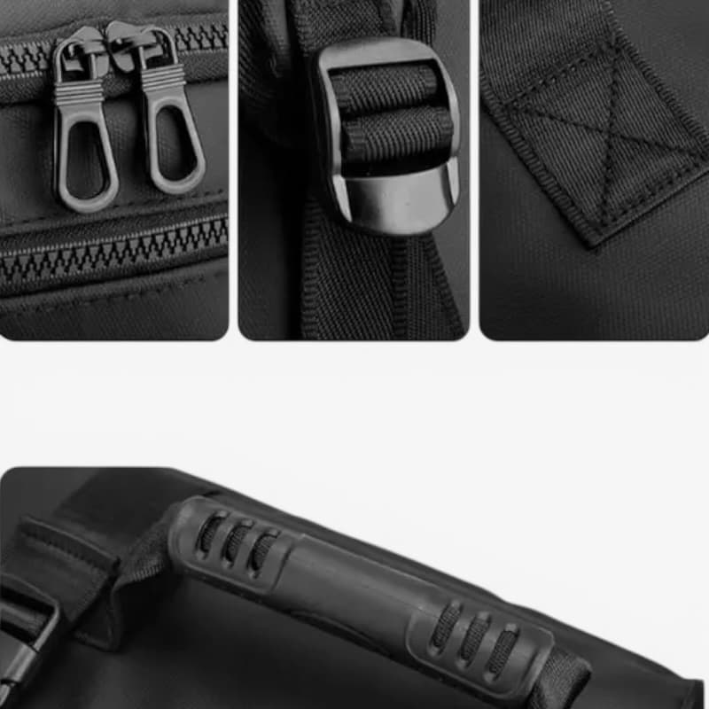 Backpacks Rectangular Black ruksly