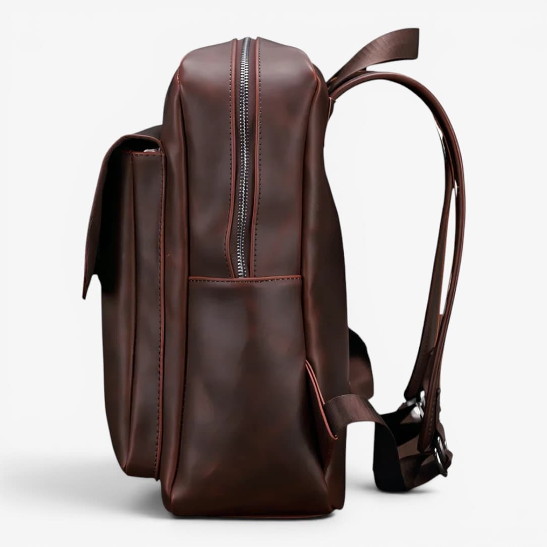 Men’s Vintage Leather Backpack ruksly