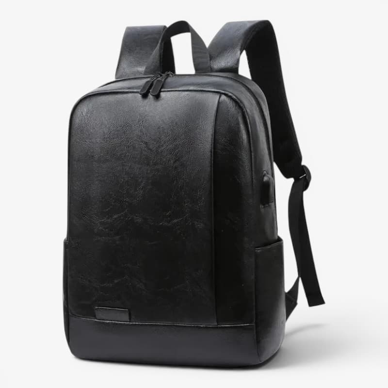 Men’s Leather Laptop Backpack ruksly
