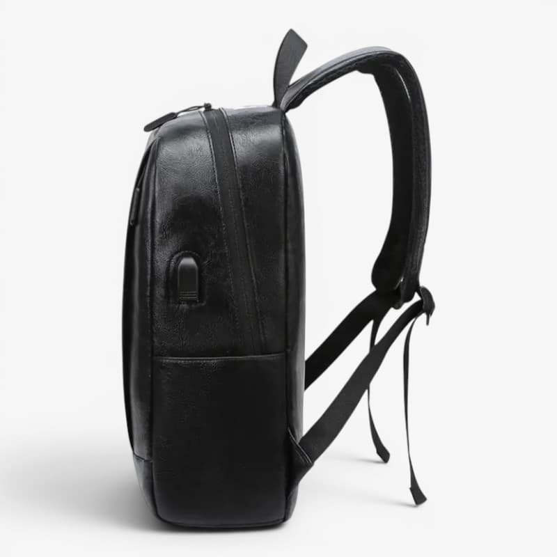 Men’s Leather Laptop Backpack ruksly