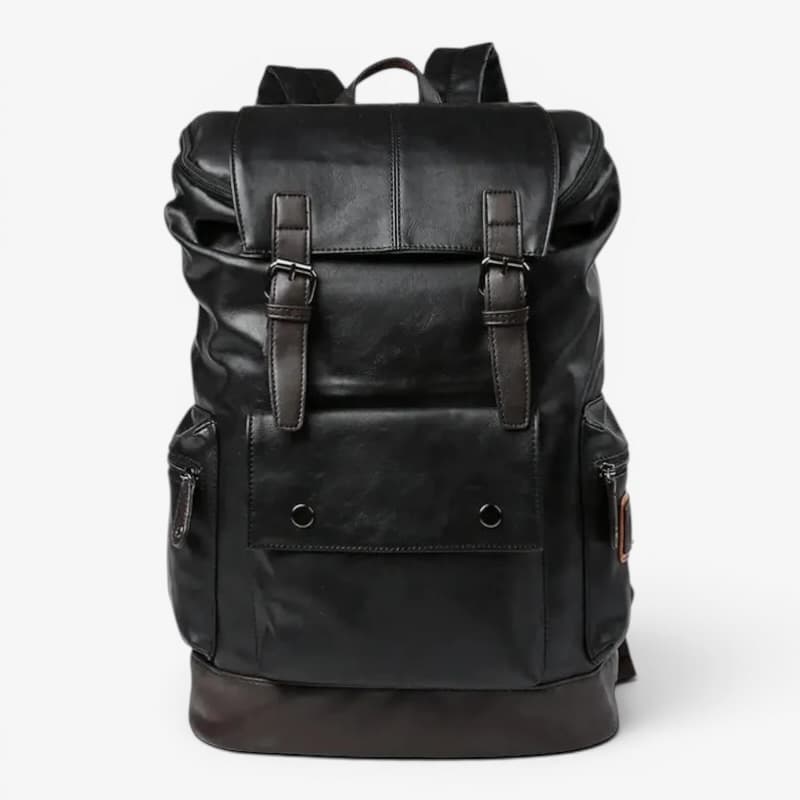 Flap Backpack Leather ruksly