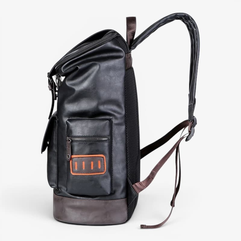 Flap Backpack Leather ruksly