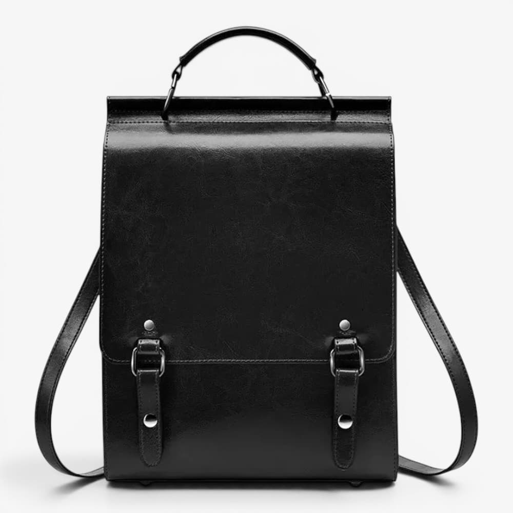 Vintage Leather Backpack ruksly