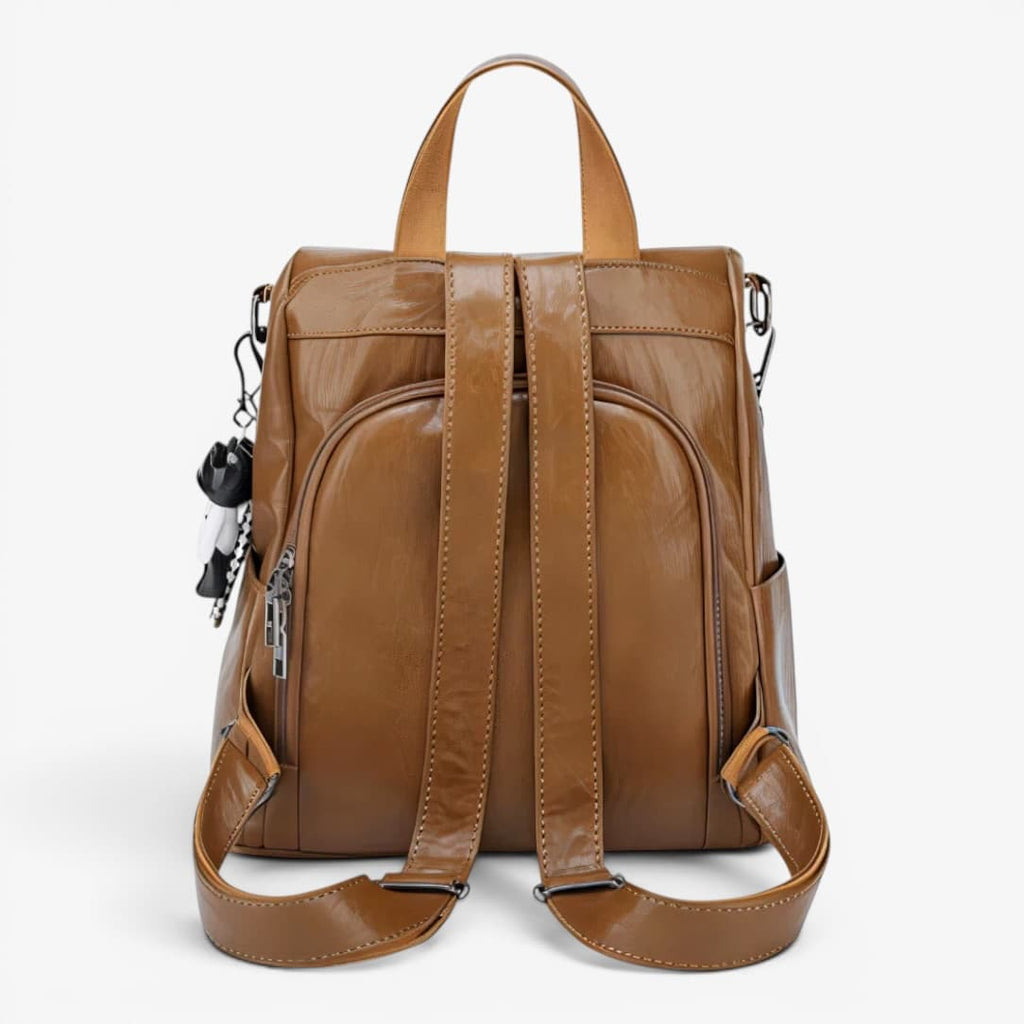 Leather Bow Backpack ruksly