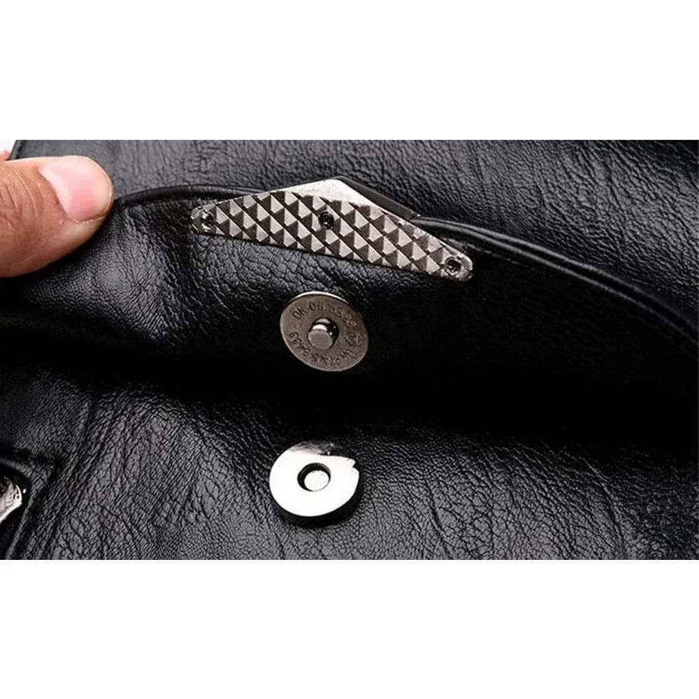 Soft Leather Backpack With Flap Pocket ruksly