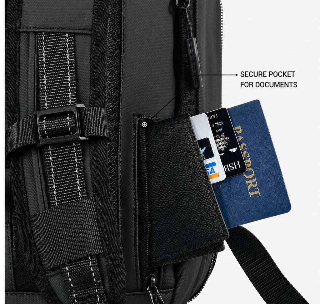 Travel Backpack compression ruksly