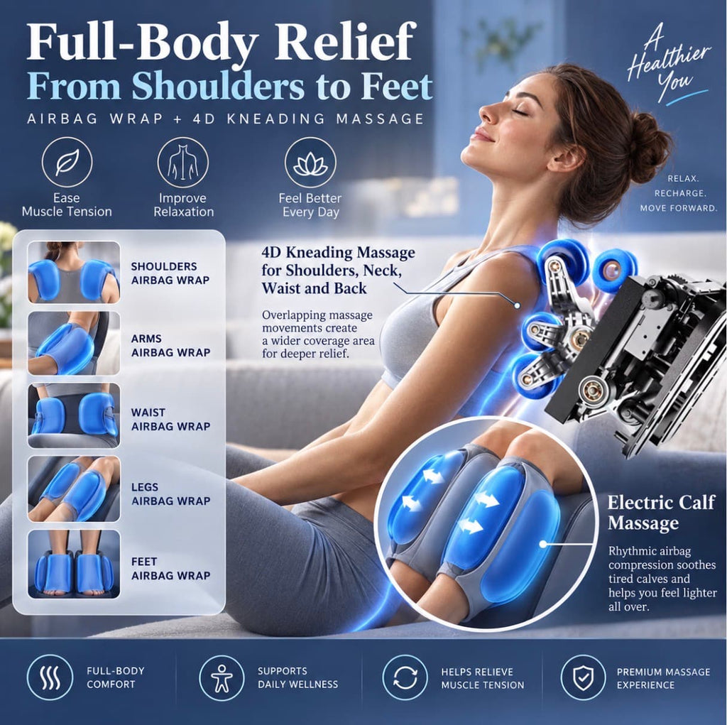 Massage Chair 6D Dual-Core Zero Gravity