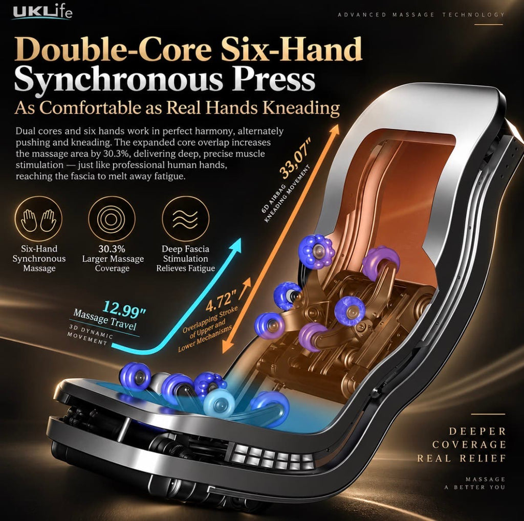 Massage Chair 6D Dual-Core Zero Gravity