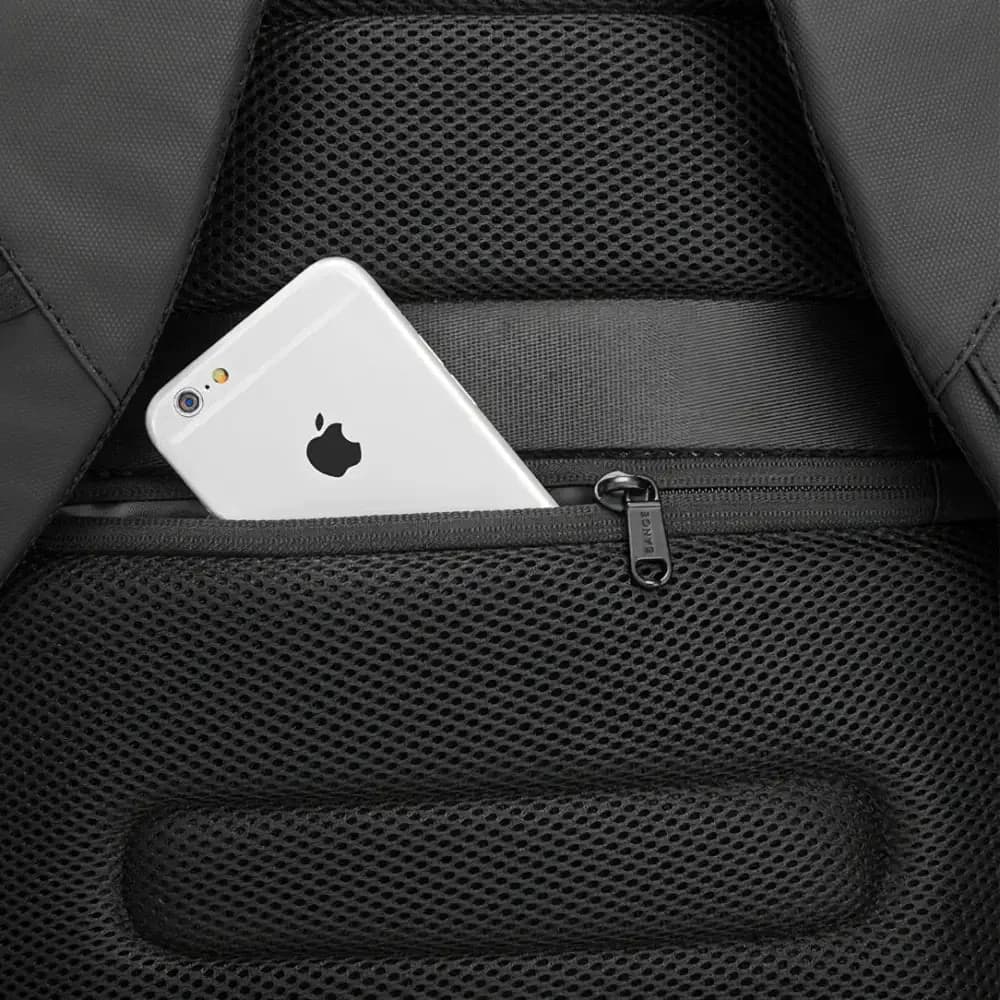 Black Anti-Theft Backpack – Secure & Stylish Maison Sacori