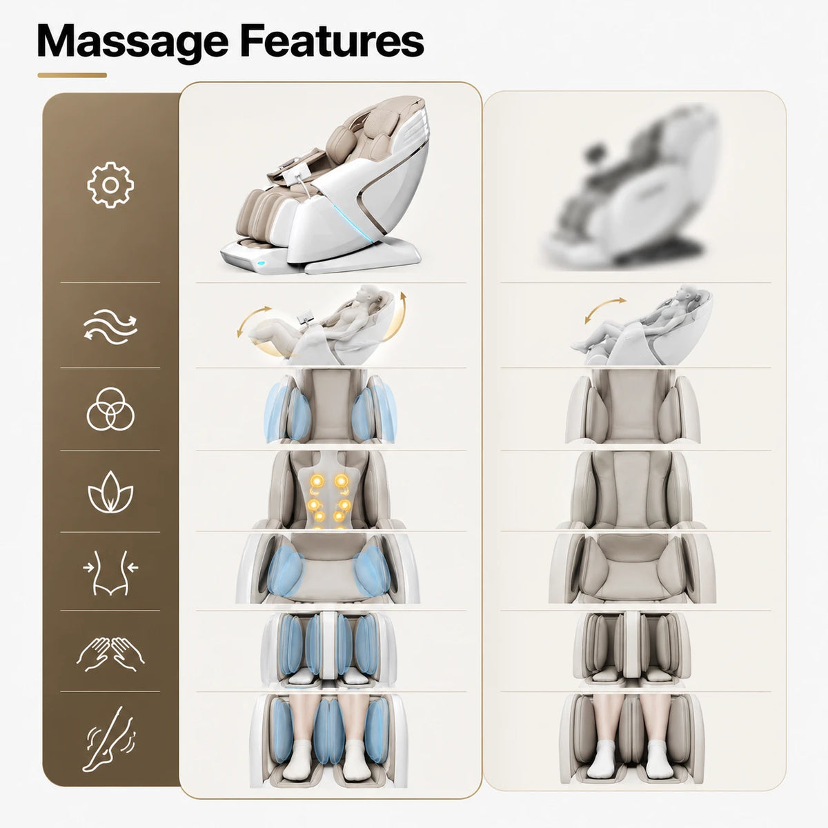 Massage Chair 4D Dual-Core Zero Gravity