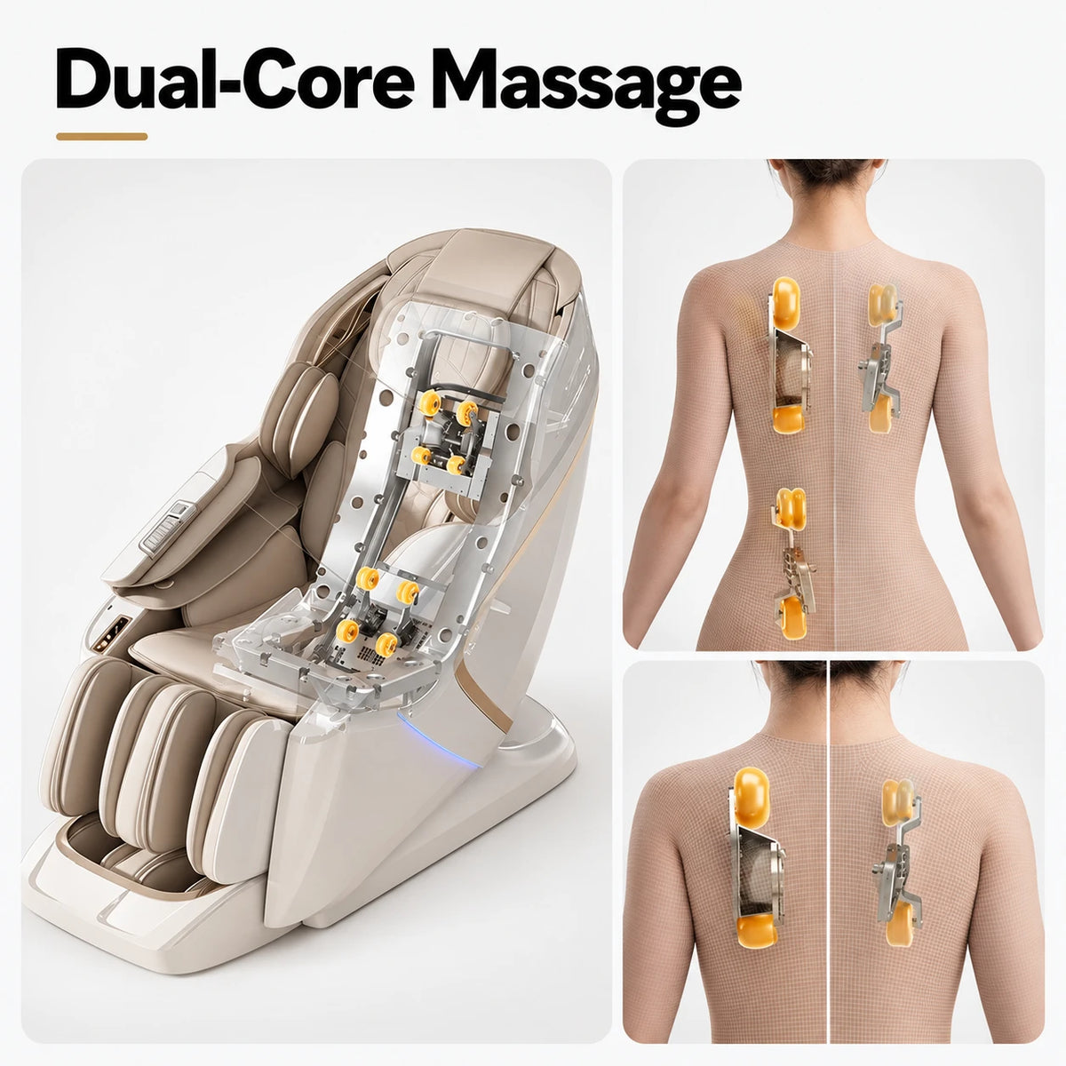 Massage Chair 4D Dual-Core Zero Gravity