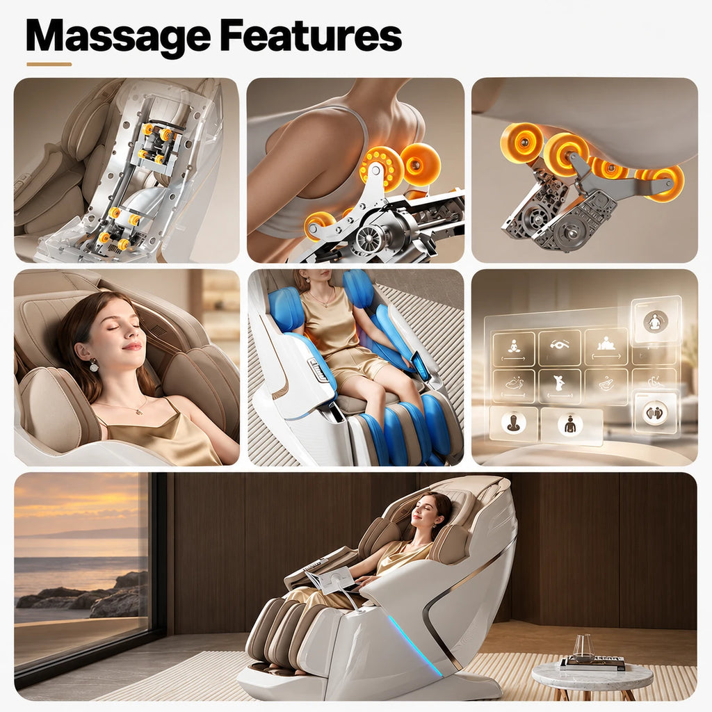 Massage Chair 4D Dual-Core Zero Gravity