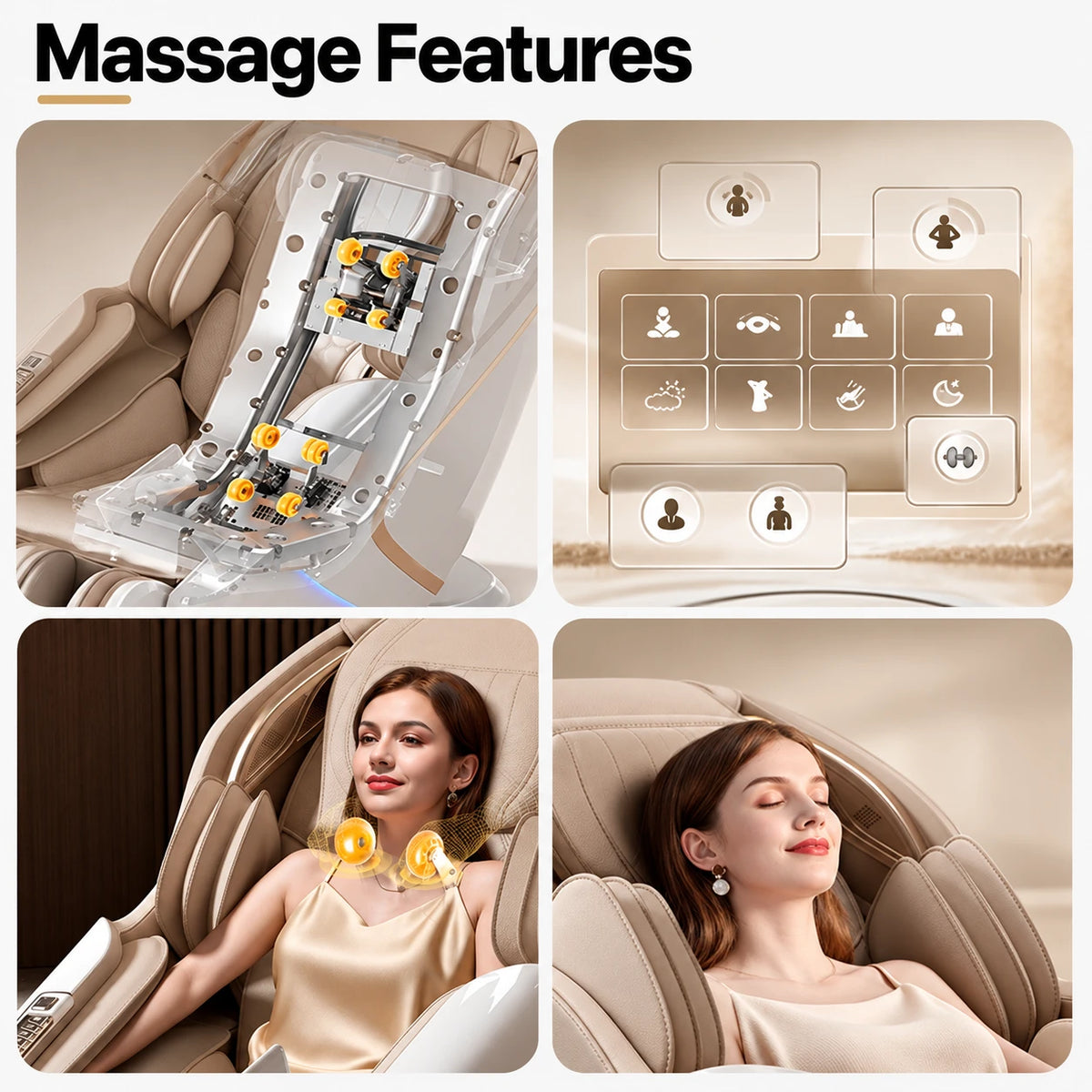 Massage Chair 4D Dual-Core Zero Gravity