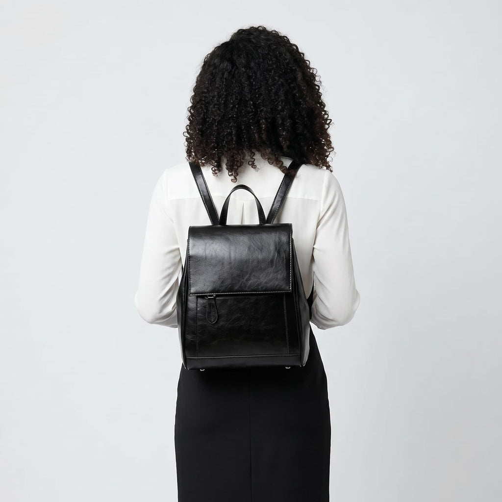 Full-Grain Leather Backpack Maison Dorsal