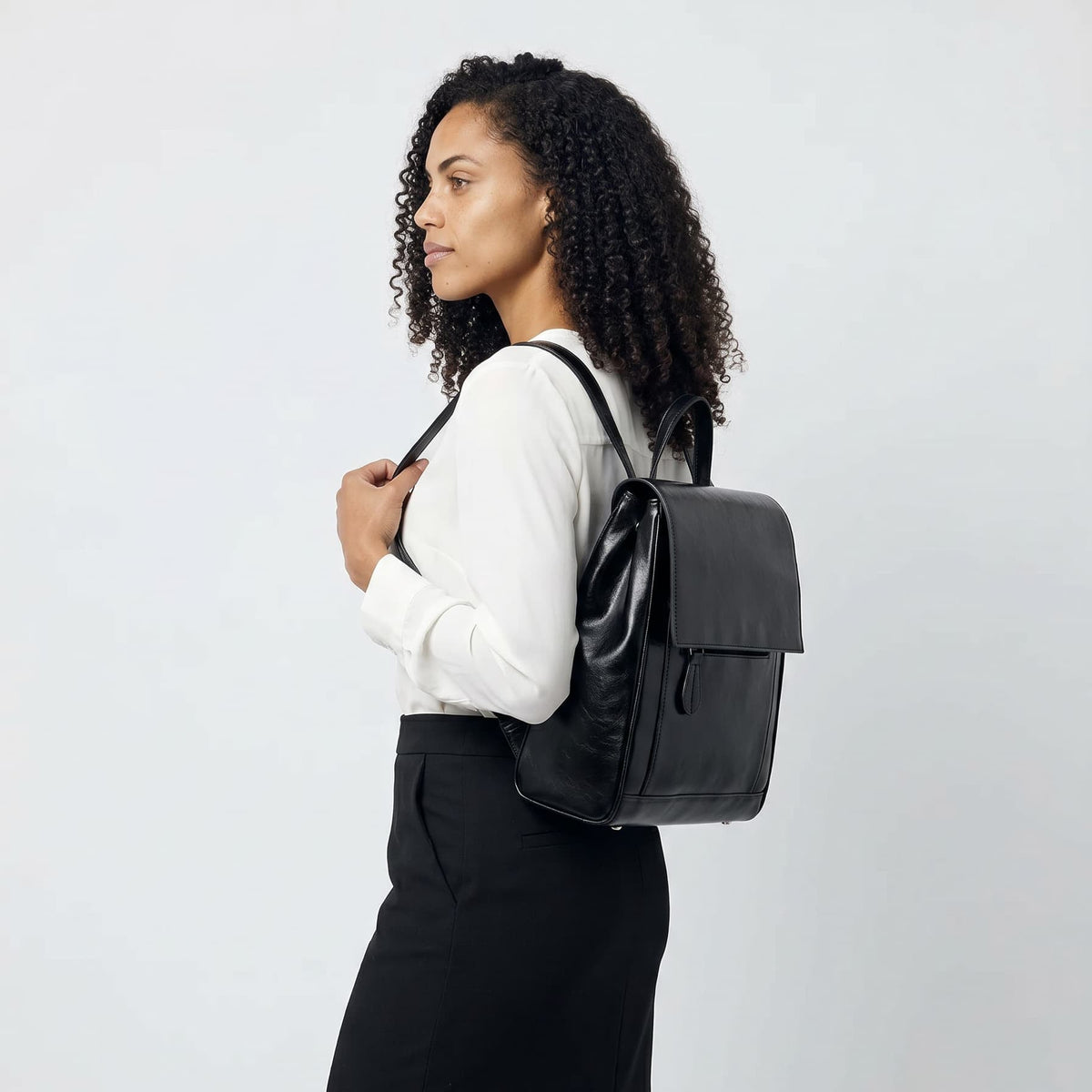 Full-Grain Leather Backpack Maison Dorsal
